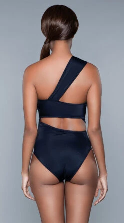 Be Wicked Kennedy One Piece Swimsuit -Bikini Essence Sales Store BW 1973 black back 2020JUN23576
