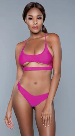 Be Wicked Gianna Underboob Bikini -Bikini Essence Sales Store BW 1975 hotpink front 2020JUN23576