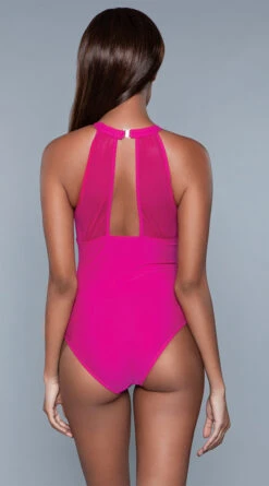Be Wicked Briella One Piece Swimsuit -Bikini Essence Sales Store BW 1984 fuchsia back 2020JUN23576