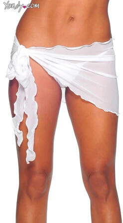 Sexy Mesh Mini Wrap -Bikini Essence Sales Store BZ 1060ME WH F MM2013