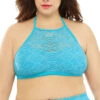 Plus Size High Neck Crochet Bikini Top 1 Plus Size High Neck Crochet Bikini Top -Bikini Essence Sales Store CD 53CR9066 TQ1