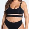 Plus Size Aitutaki Lagoon Bikini Swimsuit -Bikini Essence Sales Store ES 6604X BLK 1 YANDY PS02172022