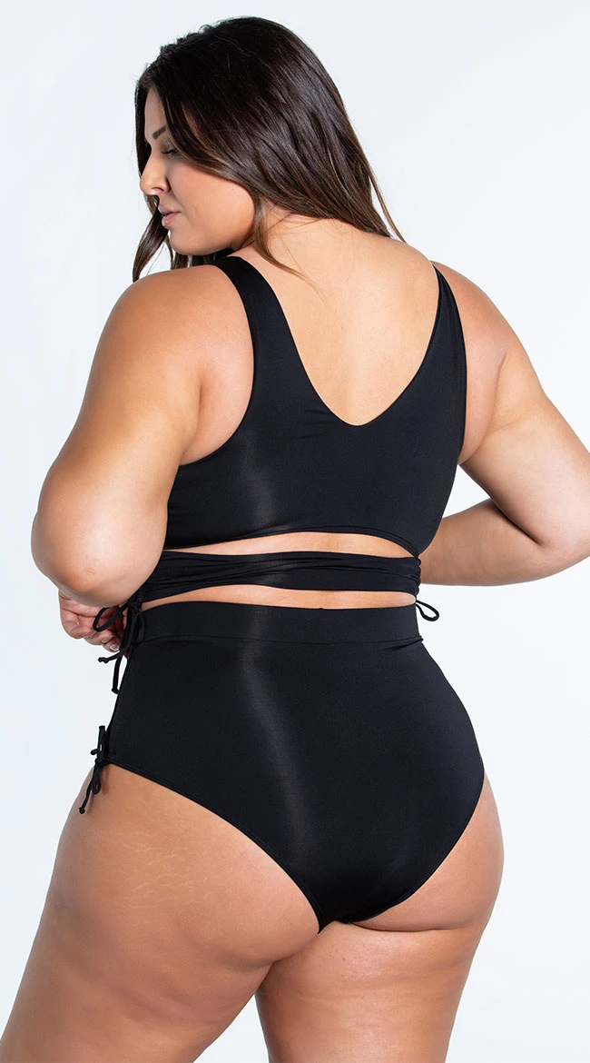 Plus Size Fiji High Waist Bikini Swimsuit 4 Plus Size Fiji High Waist Bikini Swimsuit - Image 2
