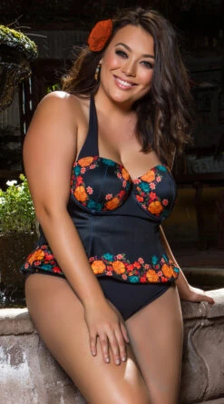 Yandy Plus Size Basic Black Bikini Bottom 7 Yandy Plus Size Basic Black Bikini Bottom -Bikini Essence Sales Store EY 3961TX 3961BX 4 PS03022018