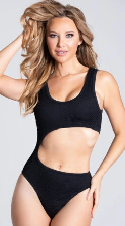 Yandy Cod In The Act Monokini Swimsuit -Bikini Essence Sales Store EY 4146 BLACK PS01172020 1