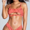 Yandy Dye Candy High Cut Bikini Bottom -Bikini Essence Sales Store EY 4167T 4167B ORANGE PS01282020 3
