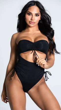 Yandy Cut Out For Cruising One Piece Swimsuit 16 Yandy Cut Out For Cruising One Piece Swimsuit -Bikini Essence Sales Store EY 4205 BLACK 12 PS12172020