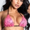 Yandy Snake It Til You Make It Bikini Top 1 Yandy Snake It Til You Make It Bikini Top -Bikini Essence Sales Store EY 4210T TOP PINK 3 PS12172020