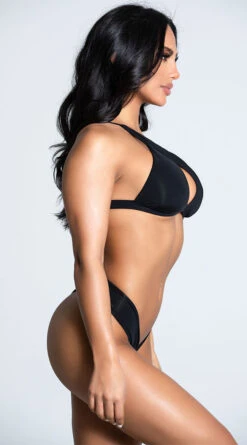 Yandy I Can Sea Clearly Now Bikini Bottom -Bikini Essence Sales Store EY 4212T 4212B BLACK 6 PS12172020