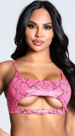 Yandy Craving Cobra Bikini Top -Bikini Essence Sales Store EY 4214T TOP PINK 1 PS12172020