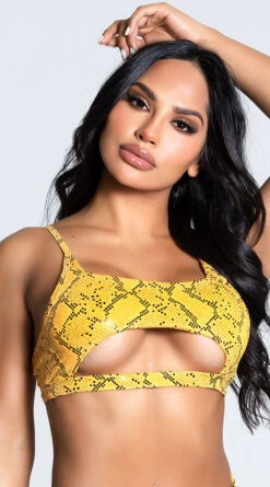 Yandy Craving Cobra Bikini Top -Bikini Essence Sales Store EY 4214T TOP YELLOW 3 UPDATED PS12172020