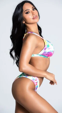 Yandy Dye Hard For Love Bikini Bottom -Bikini Essence Sales Store EY 4220T 4220B RNBW 6 PS12172020