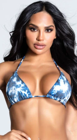 Yandy Tempting Tie Dye Bikini Top -Bikini Essence Sales Store EY 4222T TOP BLUE 3 PS12172020