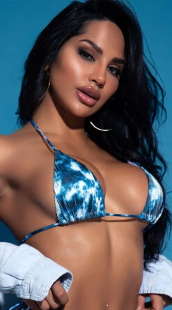 Yandy Tempting Tie Dye Bikini Top -Bikini Essence Sales Store EY 4222T TOP PS12172020 EDS 180