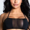 Yandy Beach You To It Bandeau Top -Bikini Essence Sales Store EY 4224T TOP BLACK 2 PS12172020
