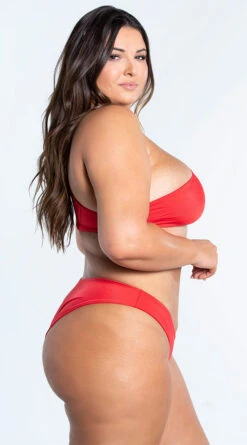 Yandy Plus Size Double Strapped Bikini Bottom 13 Yandy Plus Size Double Strapped Bikini Bottom -Bikini Essence Sales Store EY 4322TX 4322BX RED 6 YANDY PS02172022