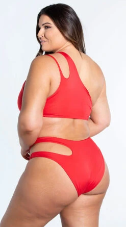 Yandy Plus Size Double Strapped Bikini Bottom 10 Yandy Plus Size Double Strapped Bikini Bottom -Bikini Essence Sales Store EY 4322TX 4322BX RED 9 YANDY PS02172022