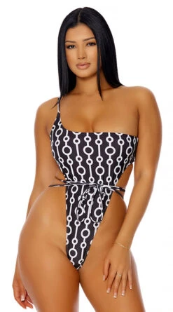 Forplay Turks And Caicos Patterned One Piece Swimsuit 8 Forplay Turks And Caicos Patterned One Piece Swimsuit -Bikini Essence Sales Store FP 442309 BLKB 1 2022MARCH47755