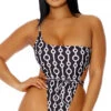 Forplay Turks And Caicos Patterned One Piece Swimsuit 1 Forplay Turks And Caicos Patterned One Piece Swimsuit -Bikini Essence Sales Store FP 442309 BLKB 4 2022MARCH47755