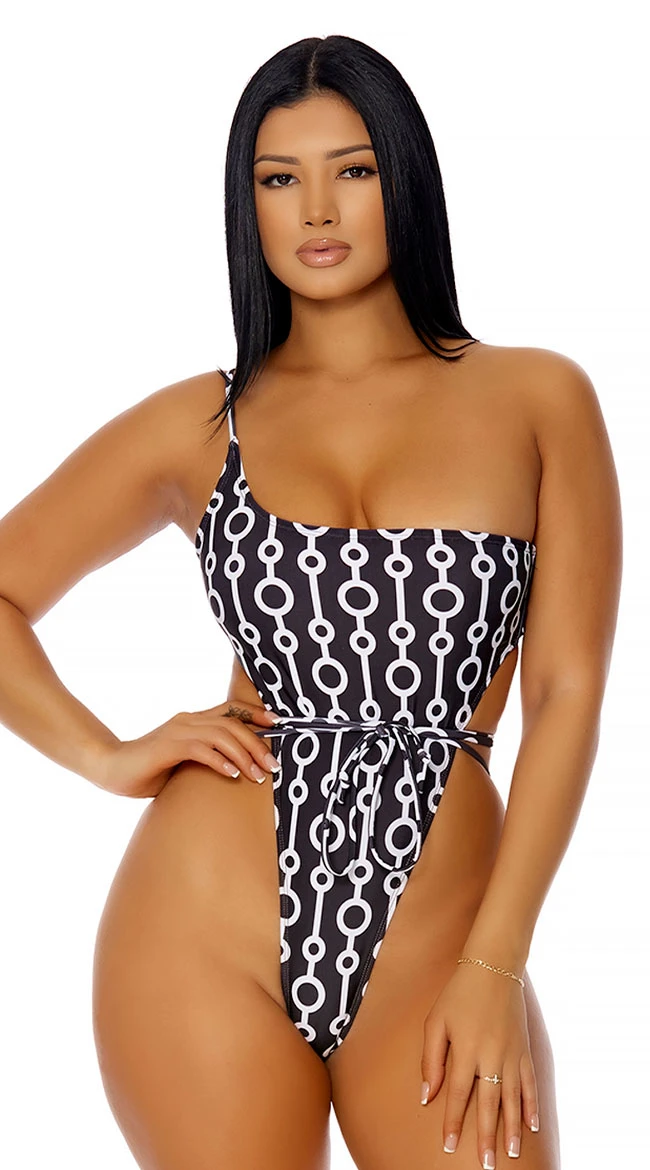 Forplay Turks And Caicos Patterned One Piece Swimsuit 3 Forplay Turks And Caicos Patterned One Piece Swimsuit