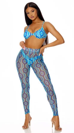 Forplay Got It Covered Aquatic Mesh Pool Leggings -Bikini Essence Sales Store FP 442323 ACI 4 2022MARCH47755