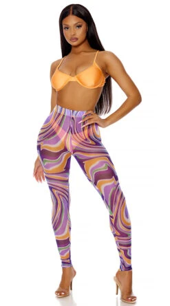 Forplay Got It Covered Swirling Mesh Pool Leggings -Bikini Essence Sales Store FP 442323 DAW 4 2022MARCH47755