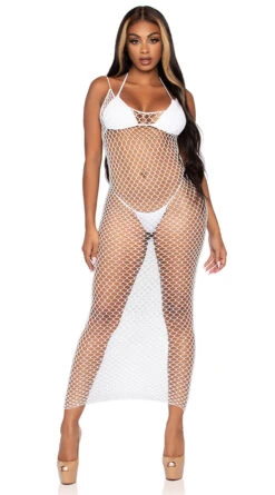 LEG AVENUE Net Ready Maxi Dress -Bikini Essence Sales Store LA 86963 01 002 2021MAR28878