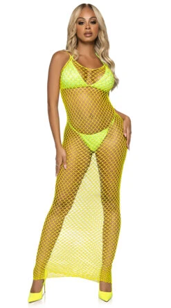 LEG AVENUE Net Ready Maxi Dress -Bikini Essence Sales Store LA 86963 01 106
