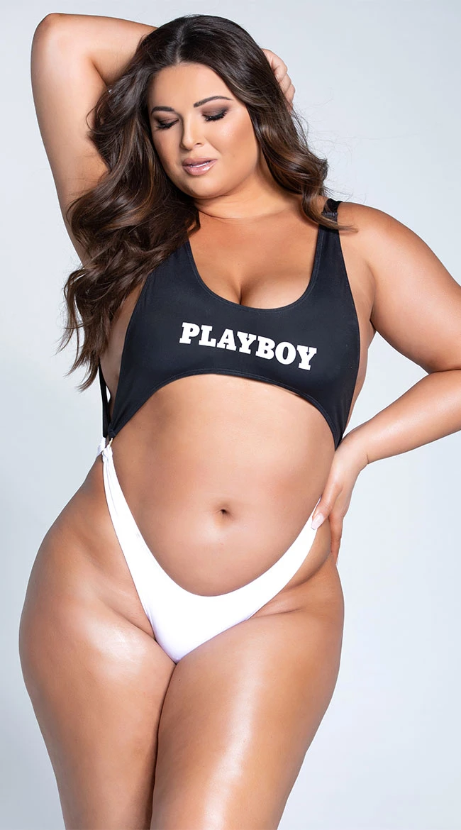 Playboy Plus Size Easy Like 80's One Piece 7 Playboy Plus Size Easy Like 80's One Piece - Image 5