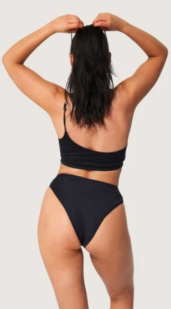 Playboy Peekaboo One Shoulder Bikini -Bikini Essence Sales Store PB EY4332 BLACK B 2 2022JUNE48744