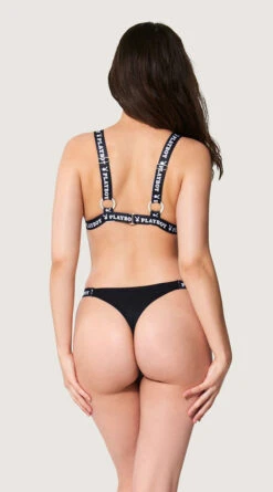 Playboy Graphic And Classic Bikini -Bikini Essence Sales Store PB EY4349 BLACK B 2022JUNE48744